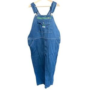 Vintage? LIBERTY Overalls Bibs Men's 42x32 Farmer Shop Denim Carpenter Jeans